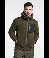 Himalaya Teddy Fleece Hood - Teddy jacket with hood - Olive