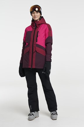 Sphere Ski Jacket - Skijacke mit Schneesperre Damen - Cerise