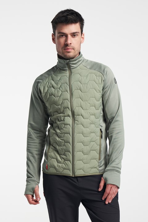 TXlite Hybrid Zip - Mid-Layer Jacket - Grey Green