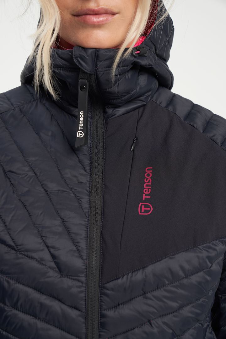 Ski Touring Puffer Jacket - Gewatteerd jack voor dames - Blue Graphite