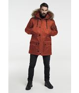 Himalaya Anniv Jkt M - Fur Collar Jacket - Dark Orange