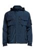 Jeffers Jacket - Vindtät jacka med avtagbar huva - Dark Blue