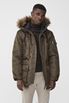 Himalaya Anniversery - Fur Collar Jacket - Dark Khaki