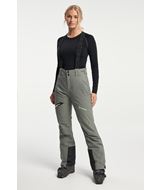 Core Ski Pants W - Skihose mit abnehmbaren Trägern für Damen - Grey Green