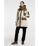 Himalaya Ltd Jkt W - Winter Jacket with High Collar - Light Beige