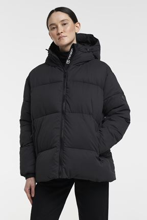 Milla Down Jacket - Short Down Jacket for Women with Synthetic Down - Black
