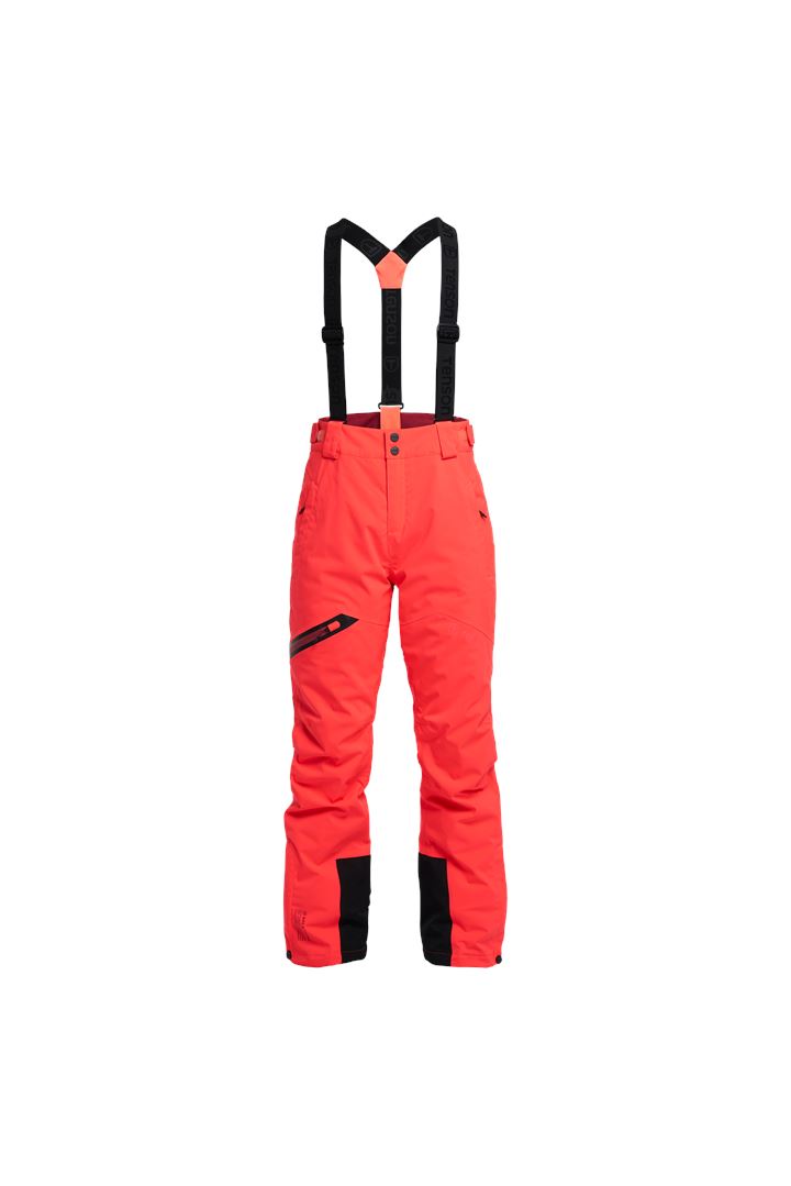 Core Ski Pants - Skihose mit abnehmbaren Trägern für Damen - Coral