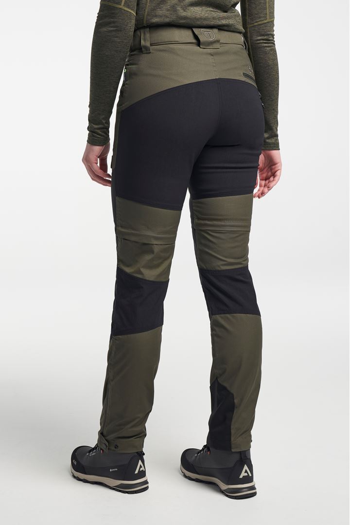Himalaya Trekking Pants - Zip-Off Hiking Trousers for women - Olive