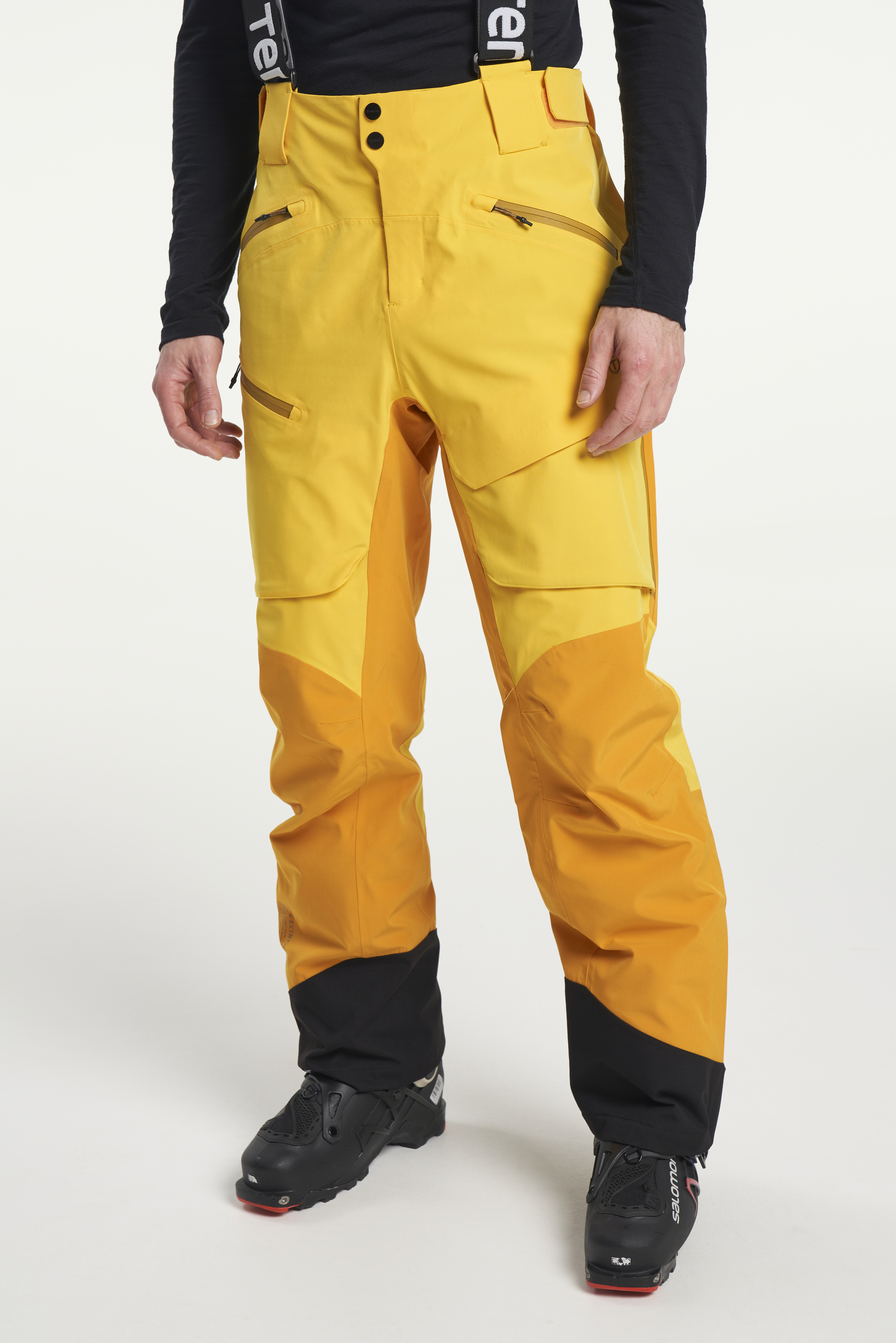 Mens yellow 2025 ski pants