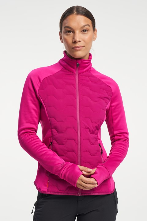 TXlite Hybrid Zip - Women's mid-layer jacket - Fuchsia