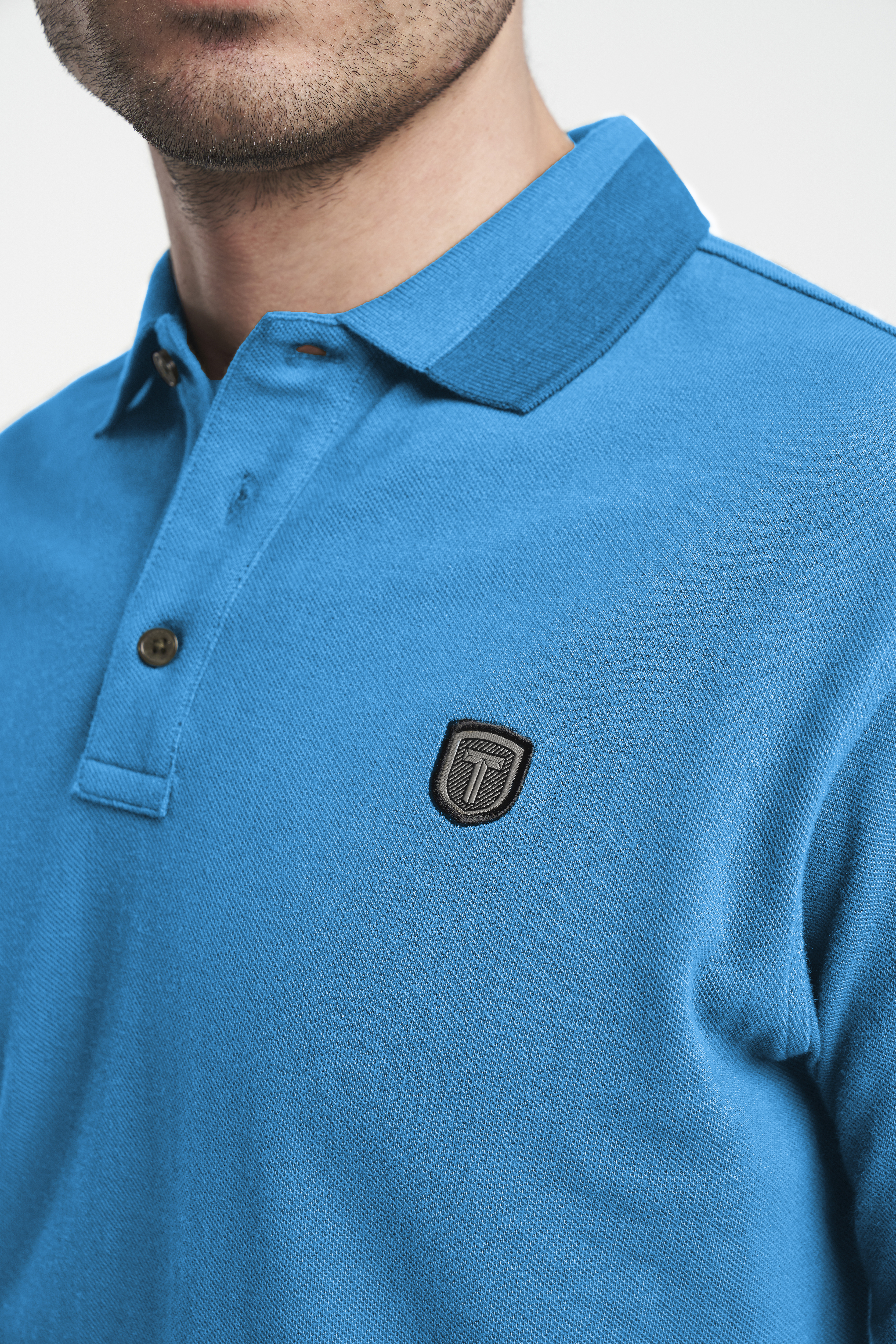 Azure blue 2024 polo shirts