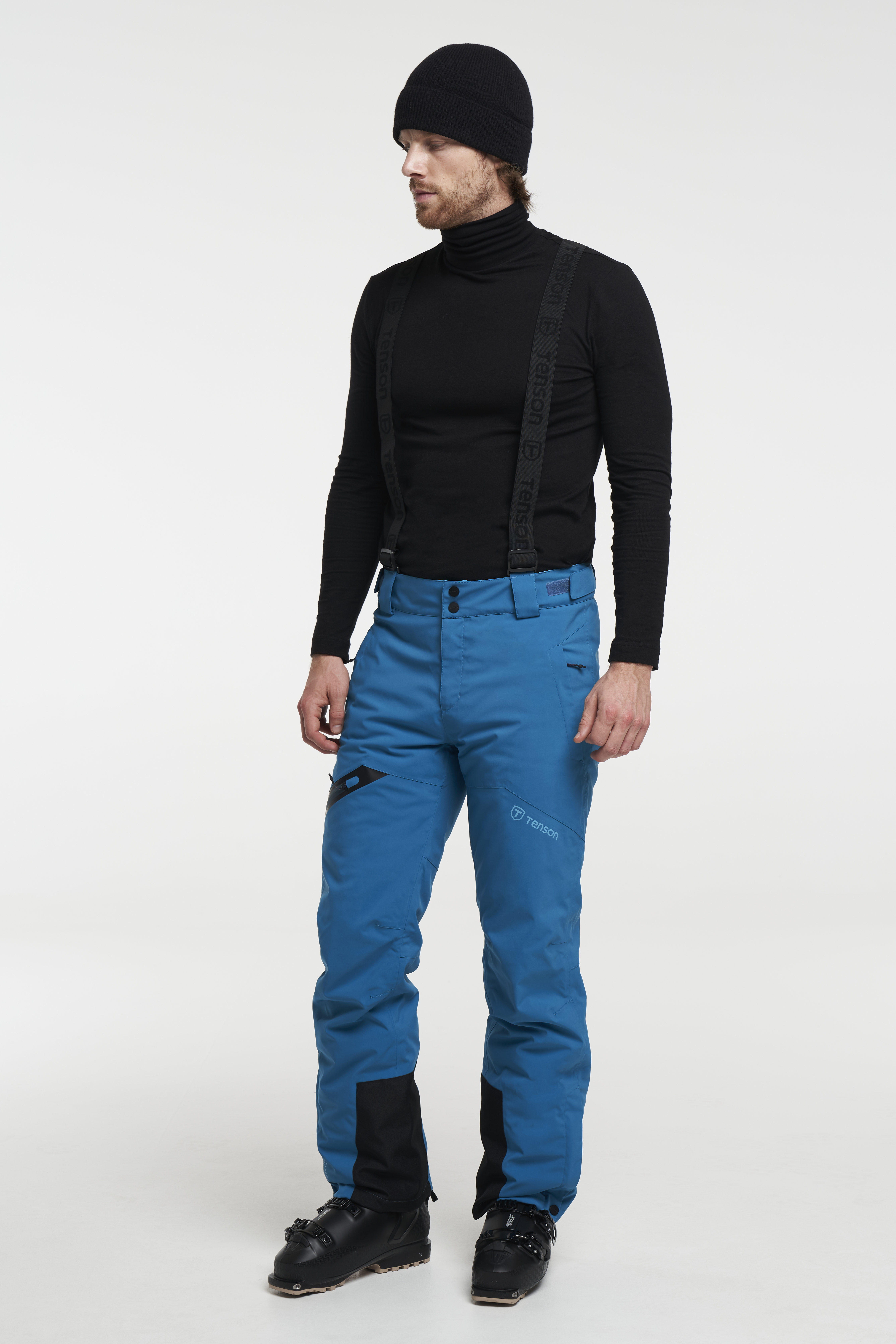 Ski trousers with braces  Black  Sz 4260  Zizzifashion