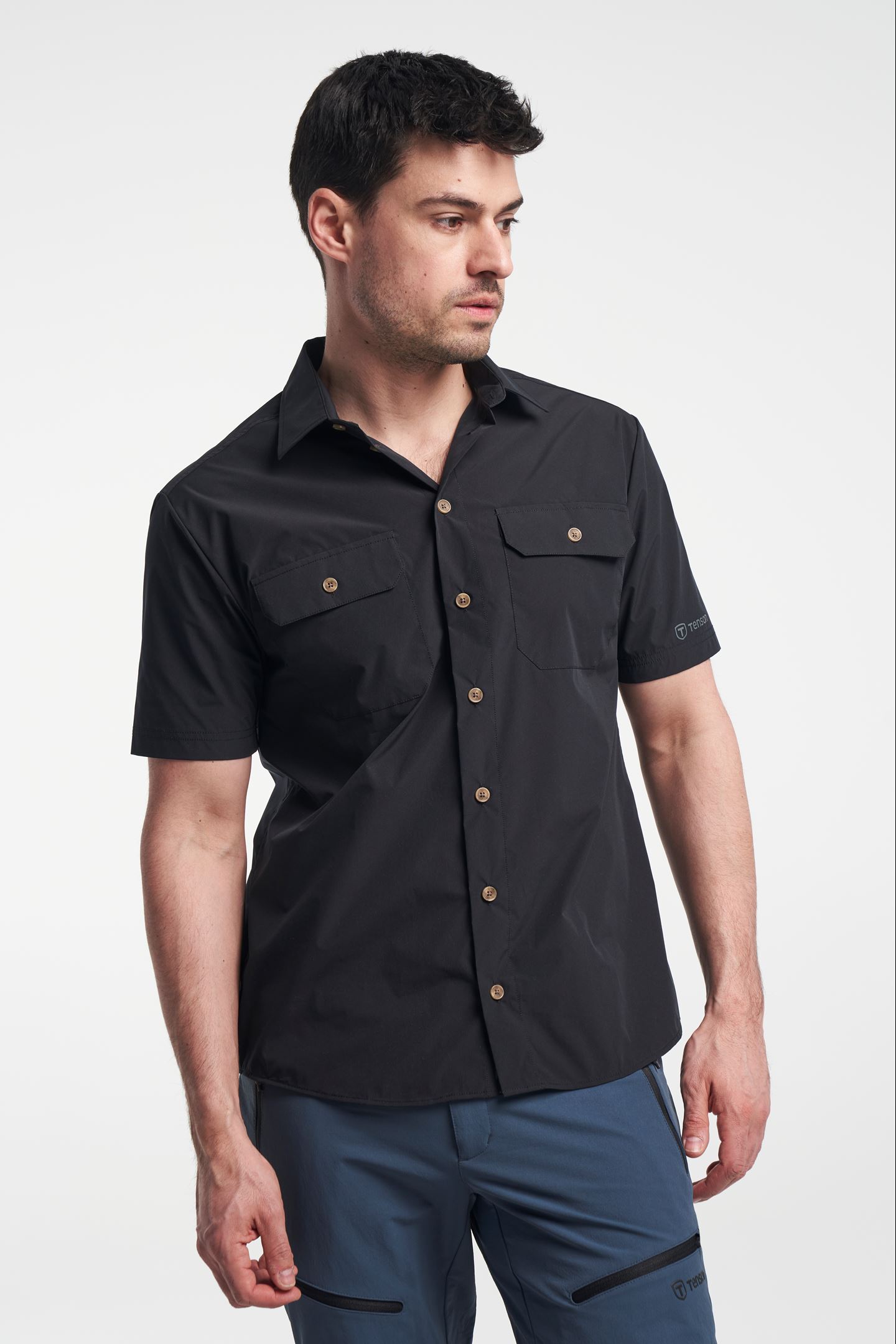 tijdelijk schild Decoratief TXlite Shirt Short - Men's Short Sleeve Shirt - Black