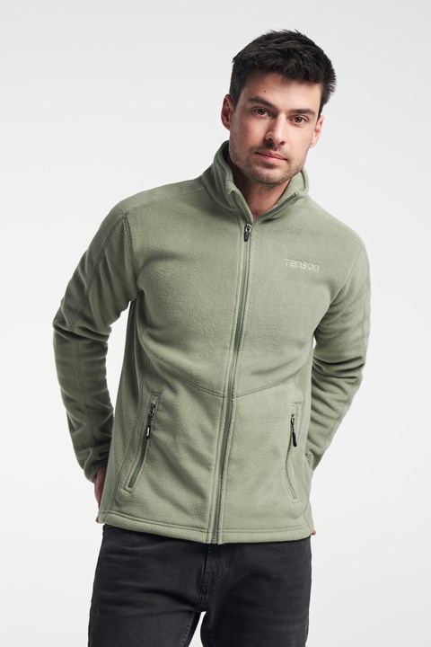 Miracle Fleece - Thick Fleece Sweater - Grey Green