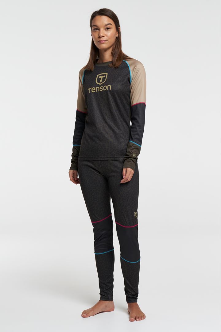 Core Baselayer Set - Polyester thermische outfit voor dames - Leo Olive