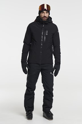 Yoke Ski Jacket - Lightly Lined Ski Jacket - Black