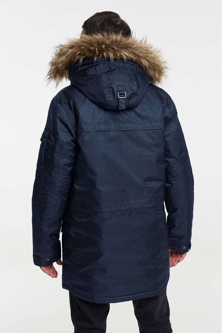 Himalaya Annivers. Jacket Men - Fur Collar Jacket - Dark Navy