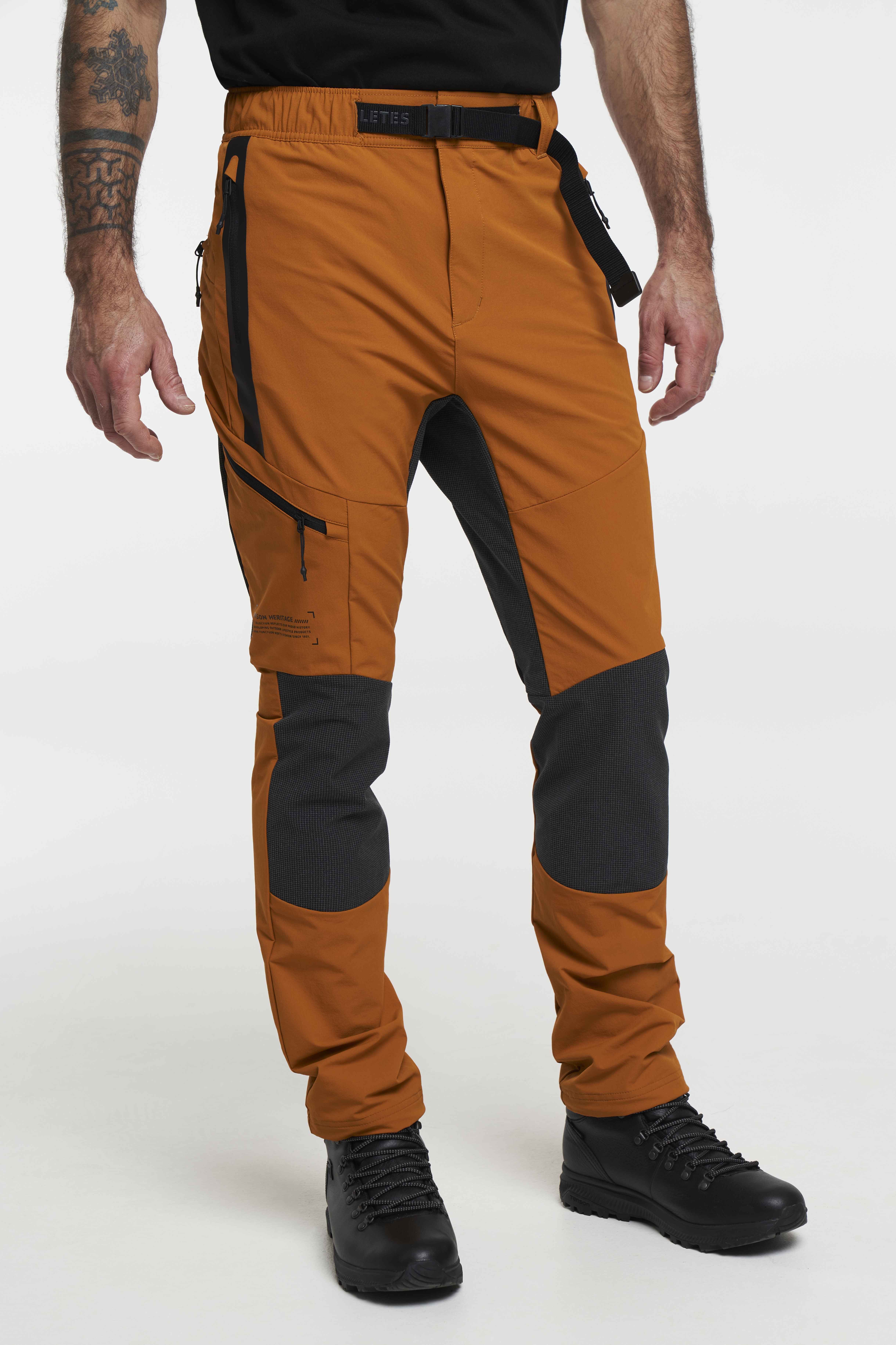 High waist wide leg trousers dark brown - Brown - Monki