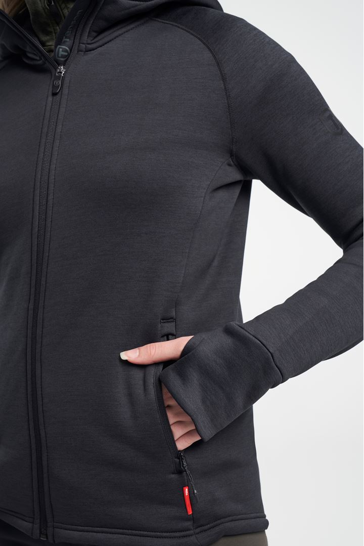 TXlite Hoodie zip - Women's zip hoodie - Black