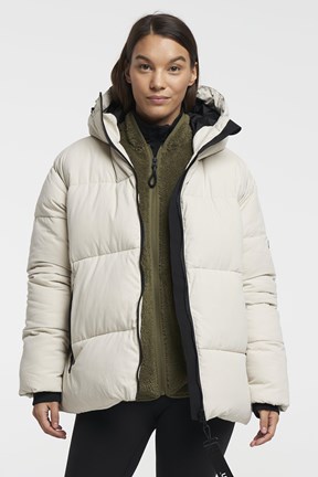 Milla Jacket - Kurze Daunenjacke für Damen mit synthetischen Daunen - Light Beige