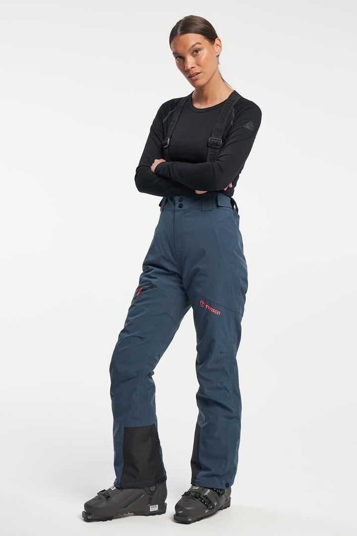 Core Ski Pants - Skihose mit abnehmbaren Trägern für Damen - Dark Blue