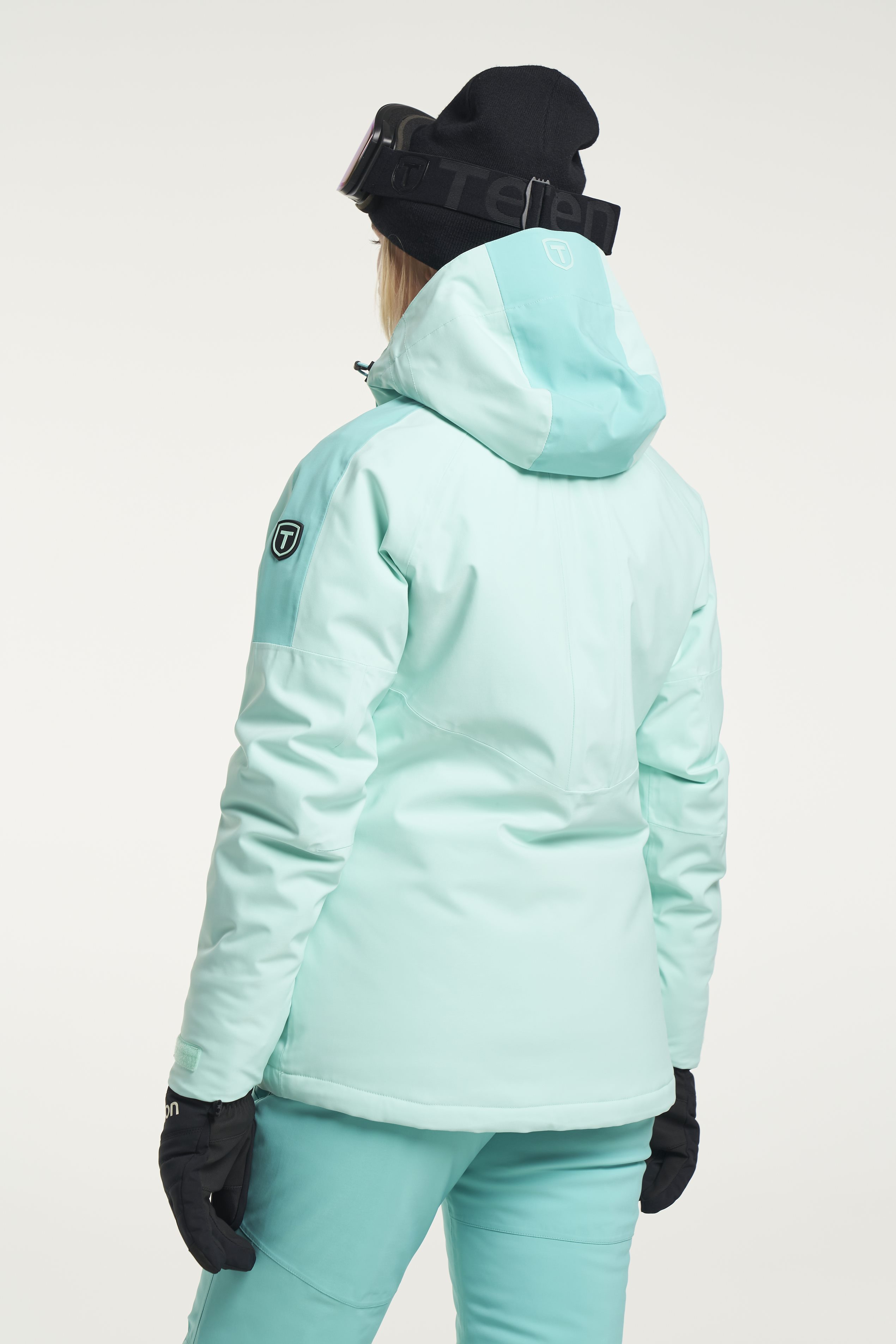 Teal ski coat sale