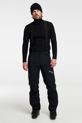 Core Ski Pants - Skidbyxor med avtagbara hängslen - Black