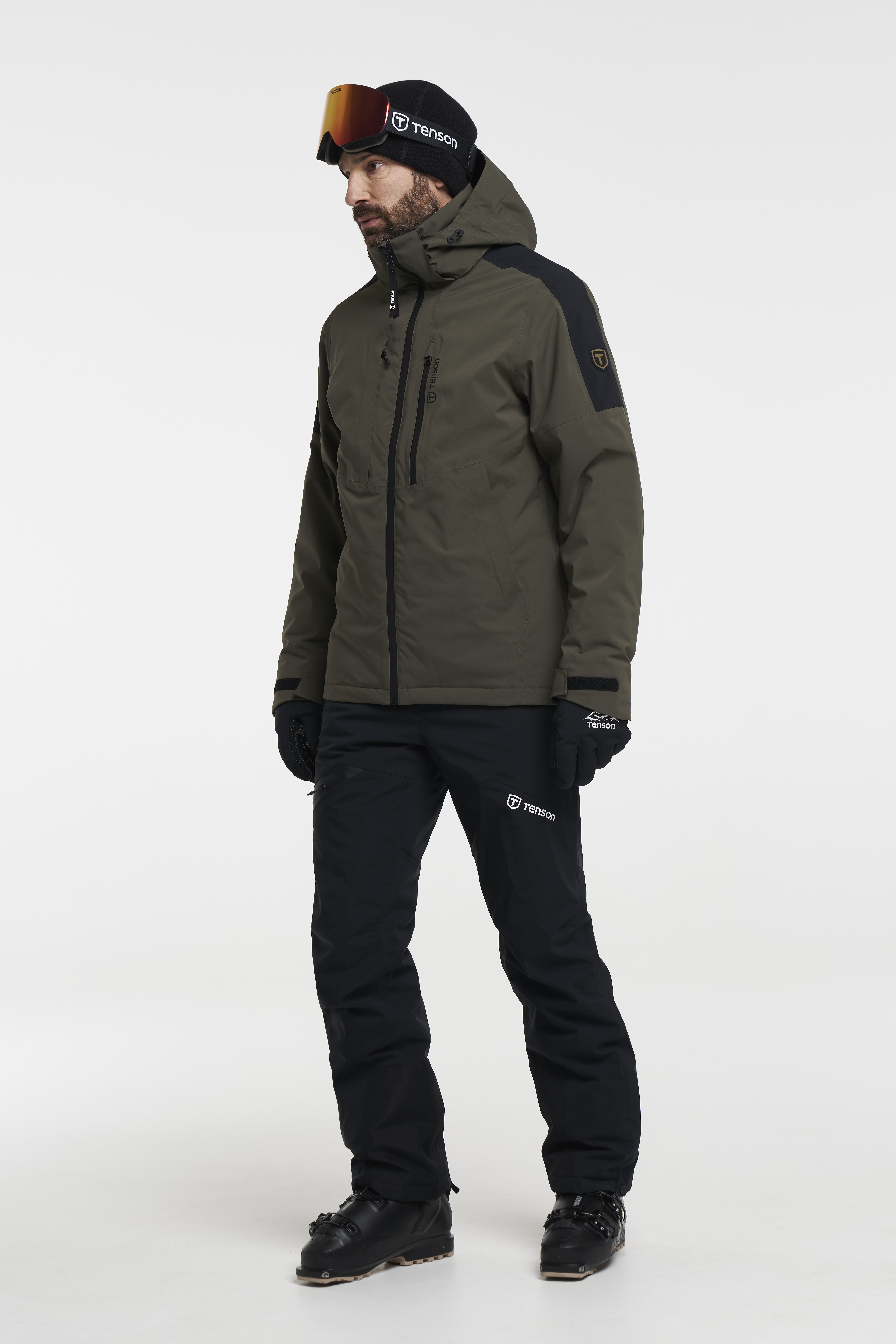 Green ski jacket clearance mens