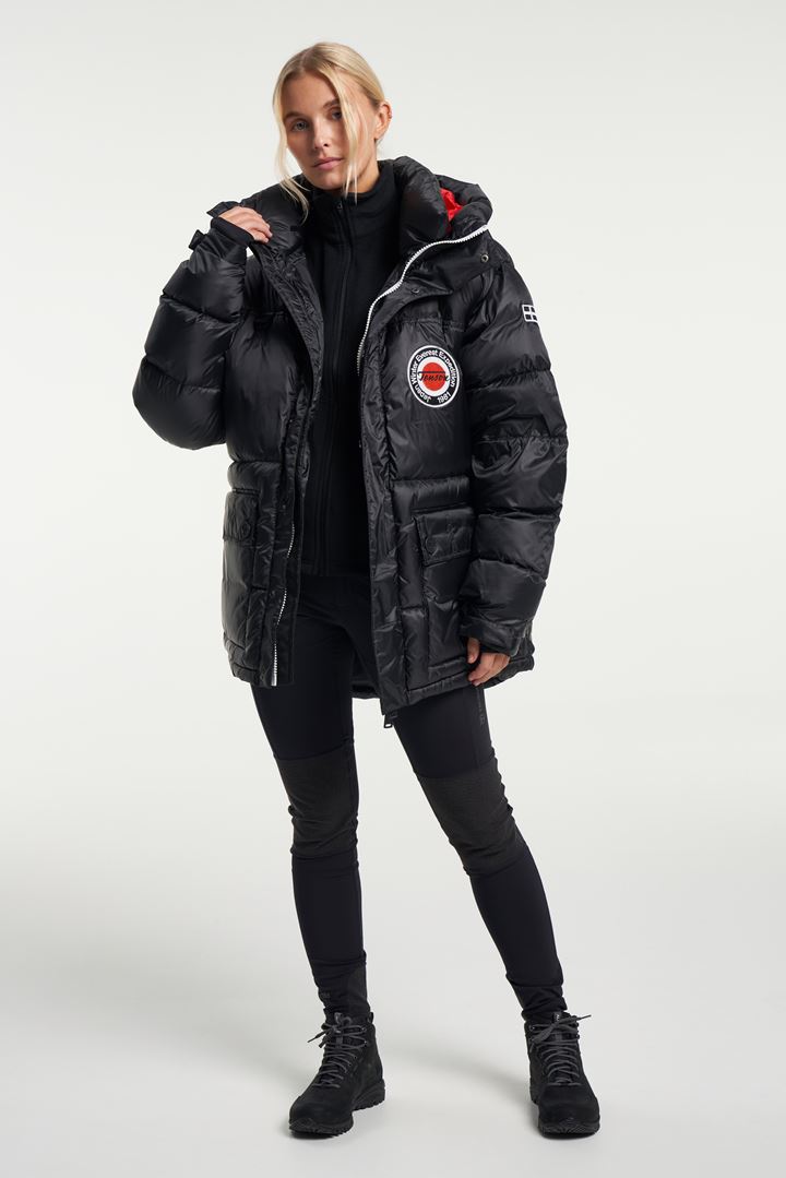 Naomi Expedition Jacket - Down Jacket with Hood - Unisex - Black