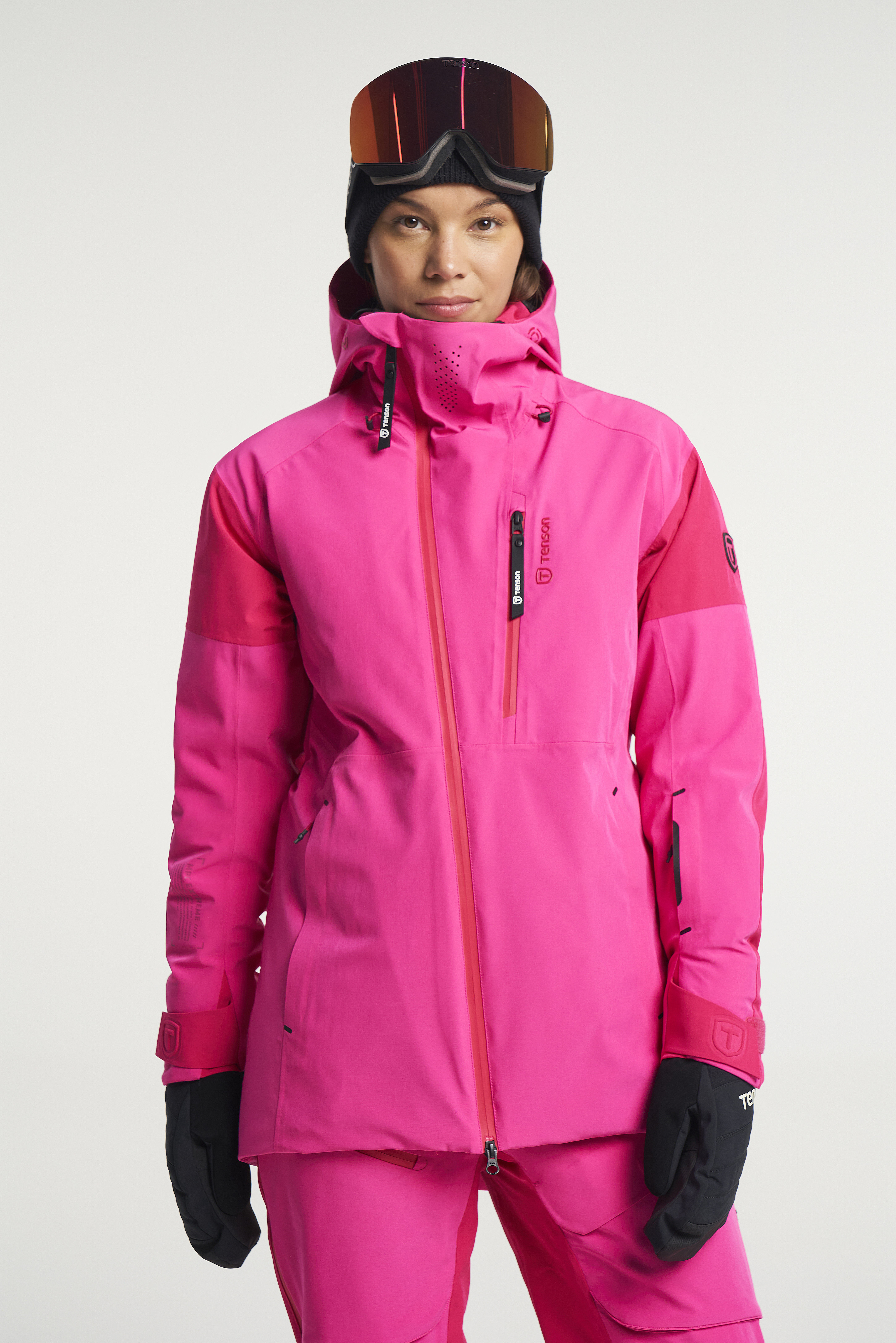 Pink ski jacket outlet womens